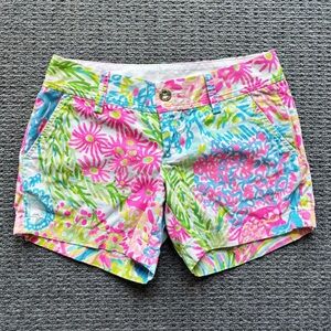 Lilly Pulitzer Callahan Shorts Lovers Coral Size 0